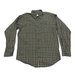 Patagonia Button Up Flannel Organic Cotton Shirt Brown Plaid Men’s Size Large
